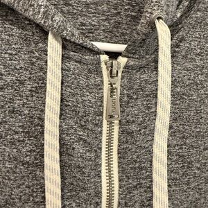 Vuori Gray and Cream Hoodie